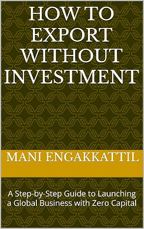 Cover of How to Export Without Investment by Mani Engakkattil